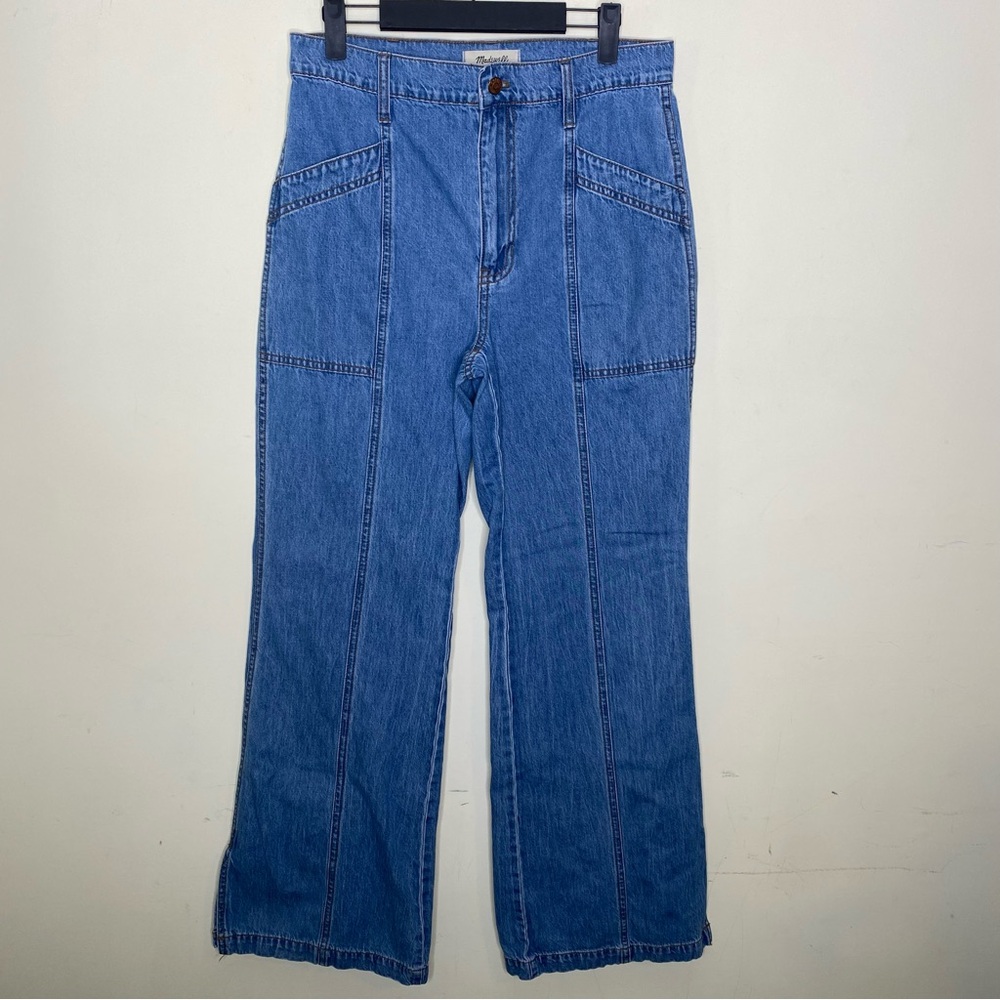 Madewell size 29 Relaxed Loose Flare Jeans Classic Blue Denim Jeans